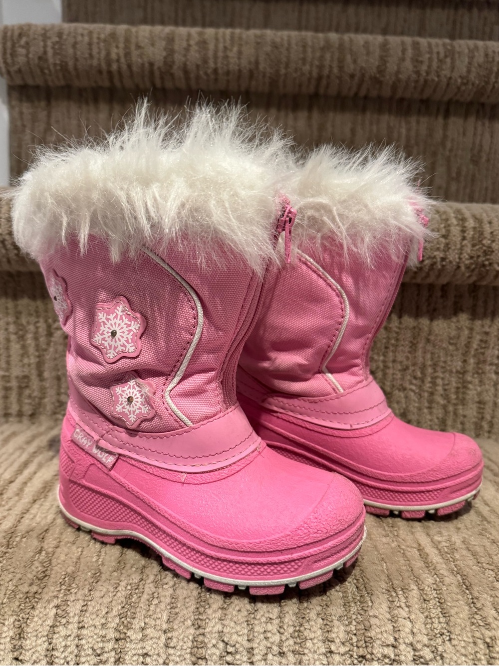 Girls Light Up Winter Boots